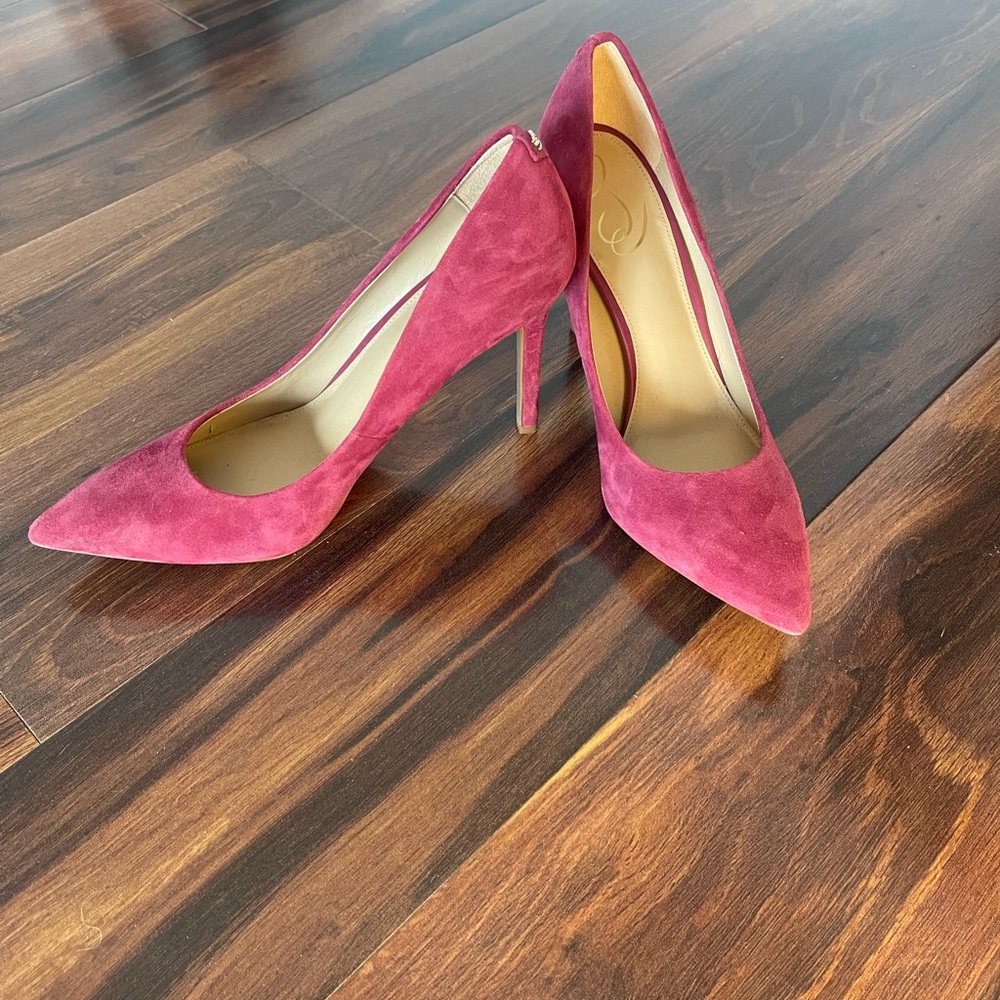 Sam Edelman Pointed Toe Heel in Suede